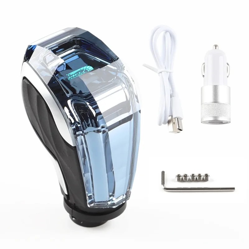 Running Gear In A Car - ใหม่รถคริสตัล Handle SHIFT KNOB HEAD เหมาะสําหรับ