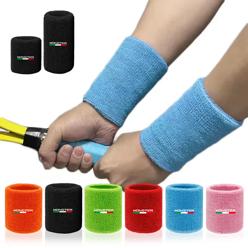Sweat Band Wrist - สายรัดข้อมือกีฬา ซับเหงื่อ ป้องกันข้อมือ สำหรับบาสเกตบอล วอลเลย์บอล แพเดิล
