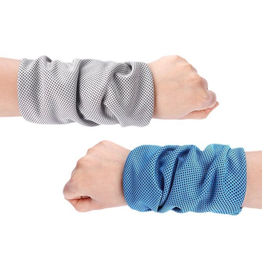 Sweat Band Wrist - ผ้าเช็ดเหงื่อข้อมือสำหรับเล่นกีฬา ทำจากเส้นใยโพลีเอสเตอร์ ซับเหงื่อได้ดี ป้องกันข้อมือ เหมาะสำหรับฟิตเนส แคมป์ปิ้ง