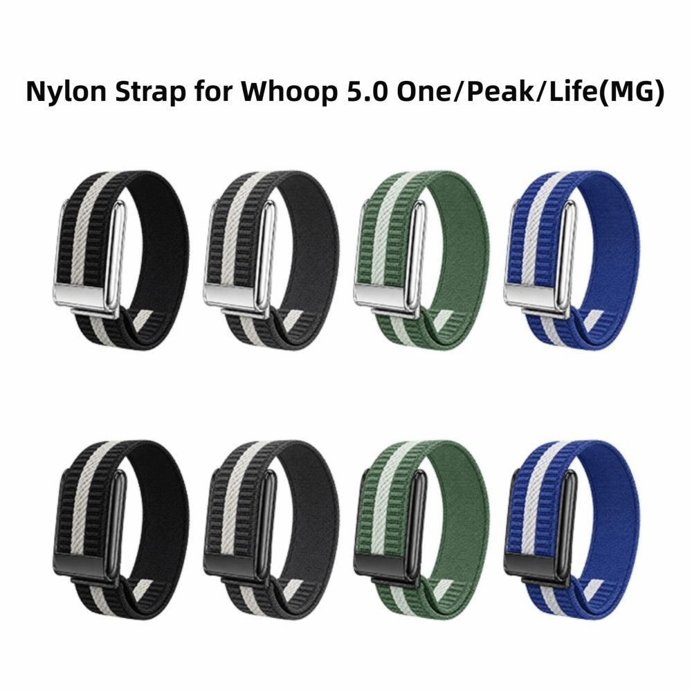 Sweat Band Wrist - สายรัดข้อมือแบบยืดหยุ่นปรับได้ สายรัดข้อมือไนลอนระบายอากาศสำหรับกีฬา สวมใส่สบาย ทนต่อเหงื่อ สำหรับ Whoop
