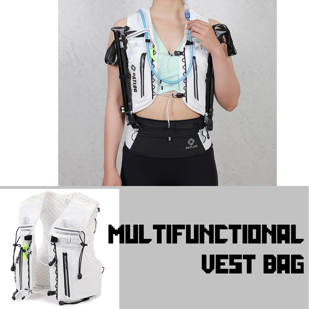 Running Gear Ultramarathon - เสื้อกั๊กวิ่งน้ำหนักเบา, เสื้อกั๊กใส่น้ำสำหรับวิ่งแบบพกพา น้ำหนักเบาเป็นพิเศษ สำหรับกิจกรรมกลางแจ้ง ปั่นจักรยาน มาราธอน