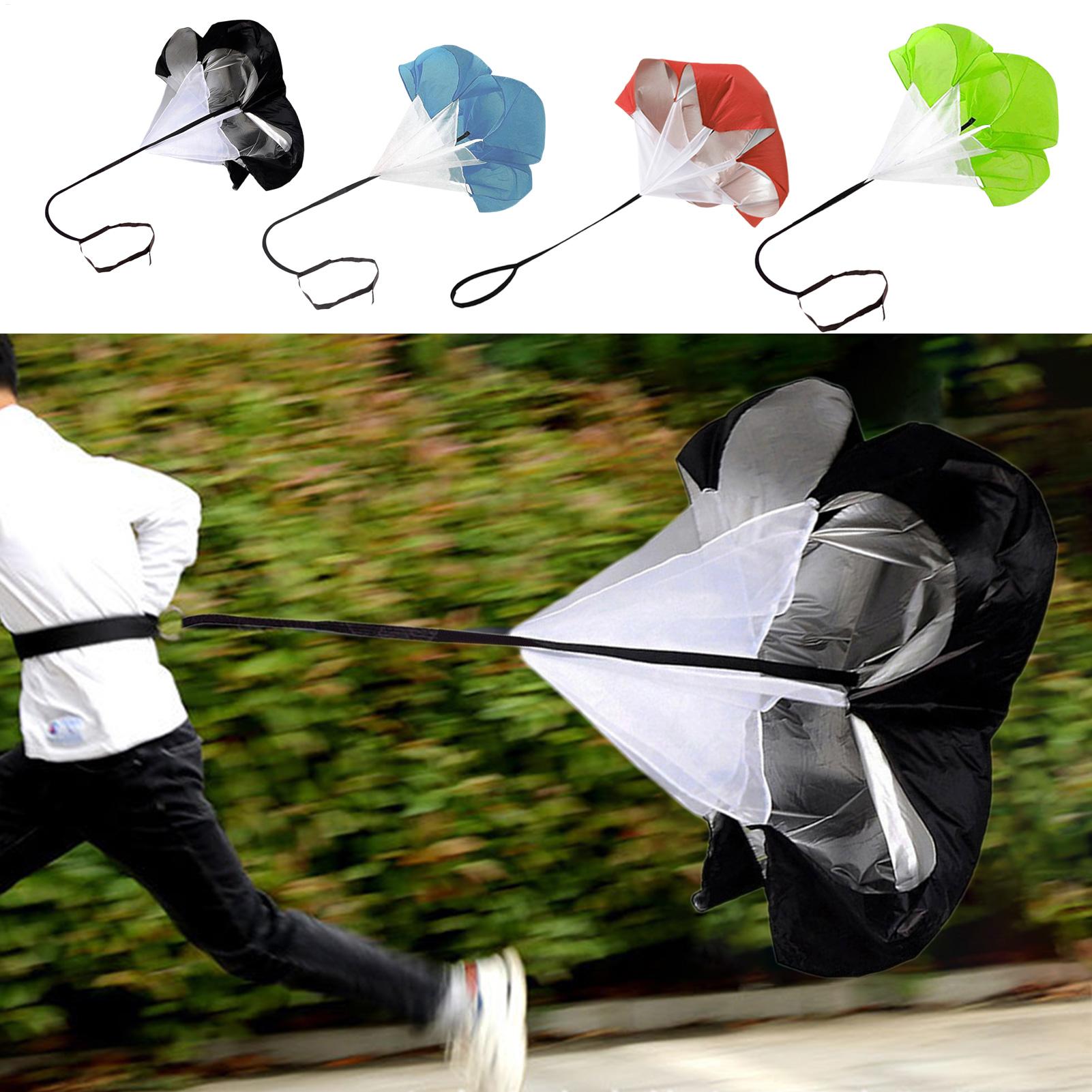 Running Gear Equipment - ร่มชูชีพฝึกความเร็วขนาด 59 นิ้ว อุปกรณ์วิ่งฟุตบอลแบบพกพาสำหรับการเร่งความเร็ว อุปกรณ์กีฬาฝึกความแข็งแรง
