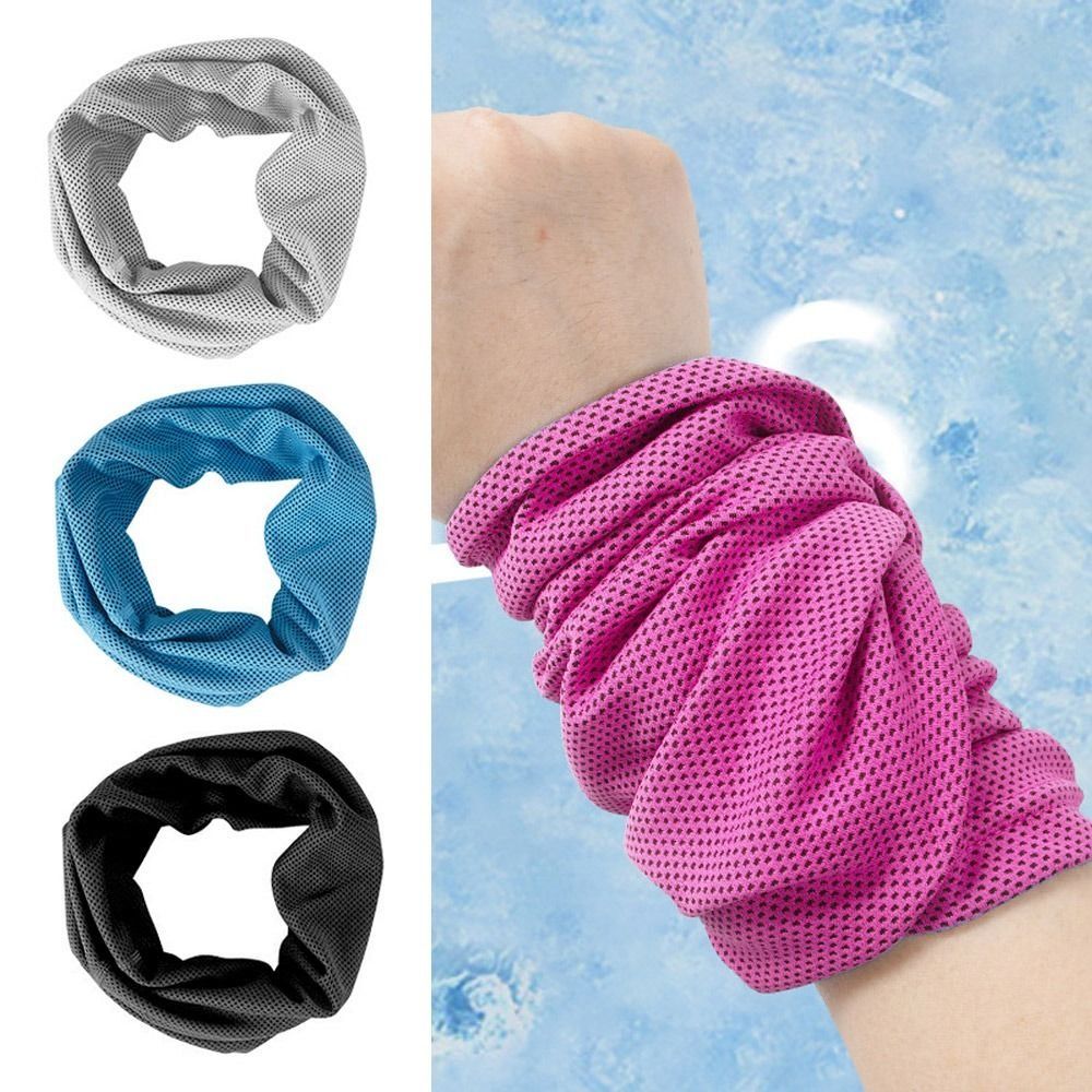 Sweat Band Wrist - ผ้าเช็ดเหงื่อข้อมือสำหรับกีฬา ทำจากเส้นใยโพลีเอสเตอร์ ซึมซับเหงื่อได้ดี แห้งเร็ว ผ้าเย็น สำหรับฟิตเนส