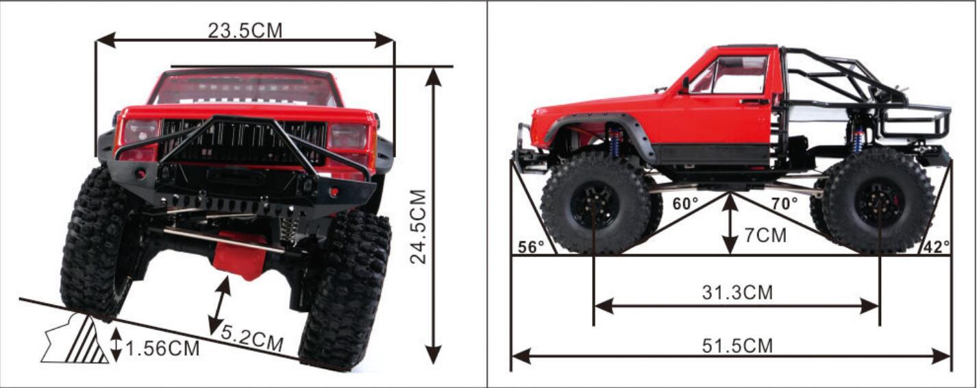 รถบังคับวิทยุ Axing RC Crawler - Running Gear In A Car บทวิจารณ์และราคา