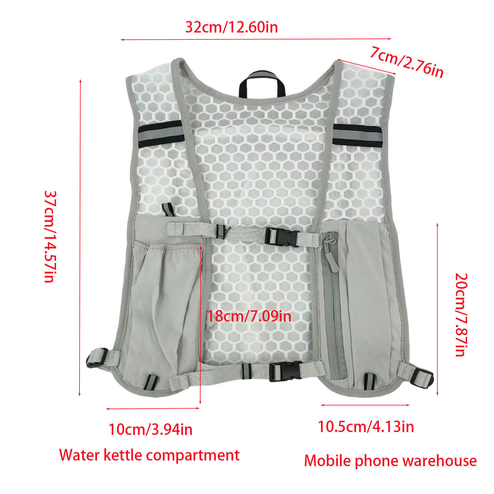 เสื้อกั๊กวิ่งน้ำหนักเบาสะท้อนแ - Running Gear For Your Phone บทวิจารณ์และราคา