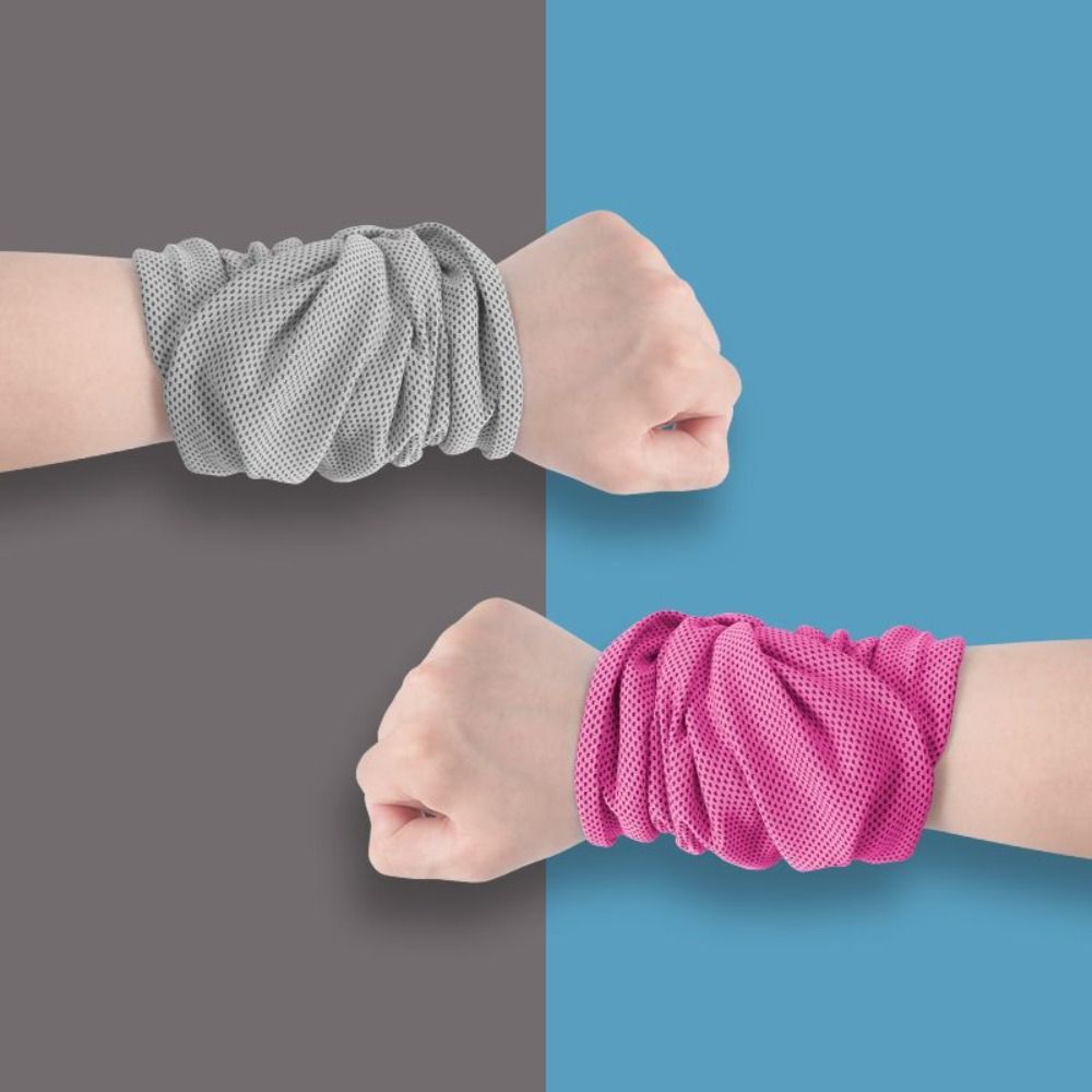 ผ้าเช็ดเหงื่อแบบพกพา ทำจากใยโพ - Sweat Band Wrist บทวิจารณ์และราคา