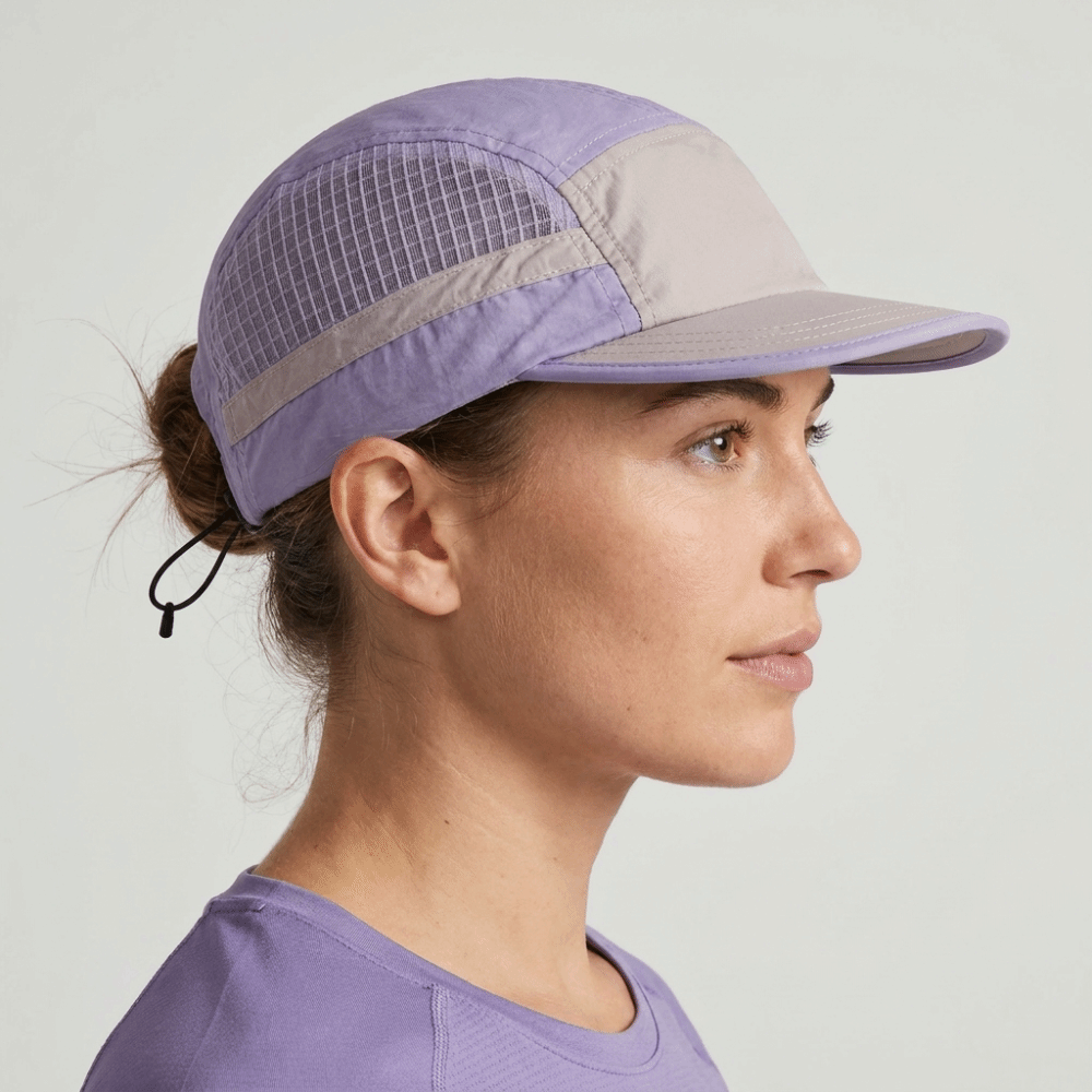 หมวกเบสบอลแบบแห้งเร็ว ลายบล็อก - Running Cap Mesh บทวิจารณ์และราคา