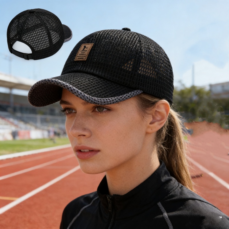 หมวกแก๊ปตาข่ายระบายอากาศ แห้งเ - Running Cap Mesh บทวิจารณ์และราคา