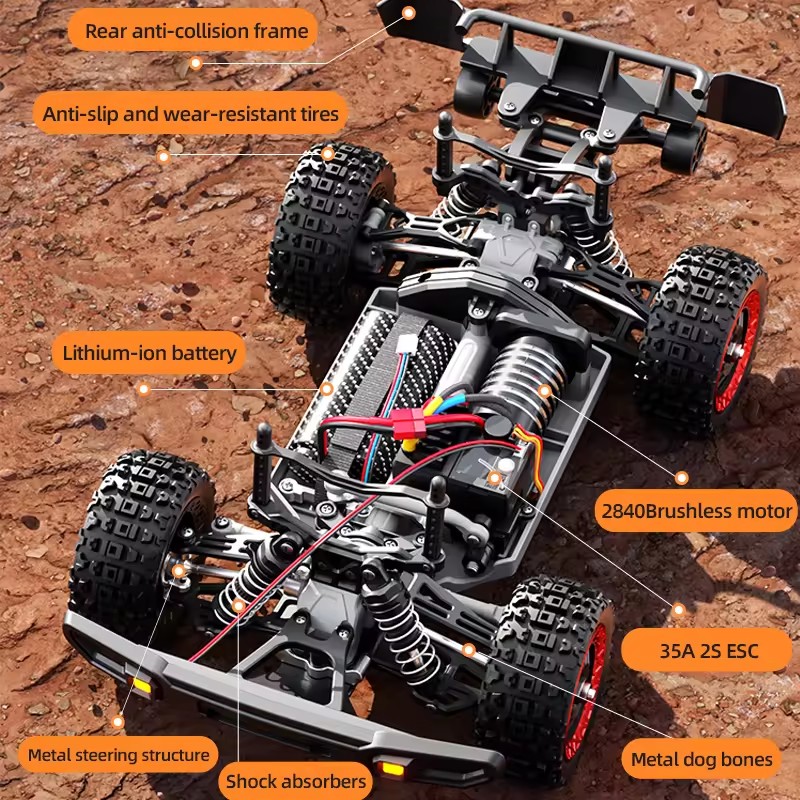 รถแข่งบังคับวิทยุไร้แปรงถ่าน 8 - Running Gear Truck บทวิจารณ์และราคา