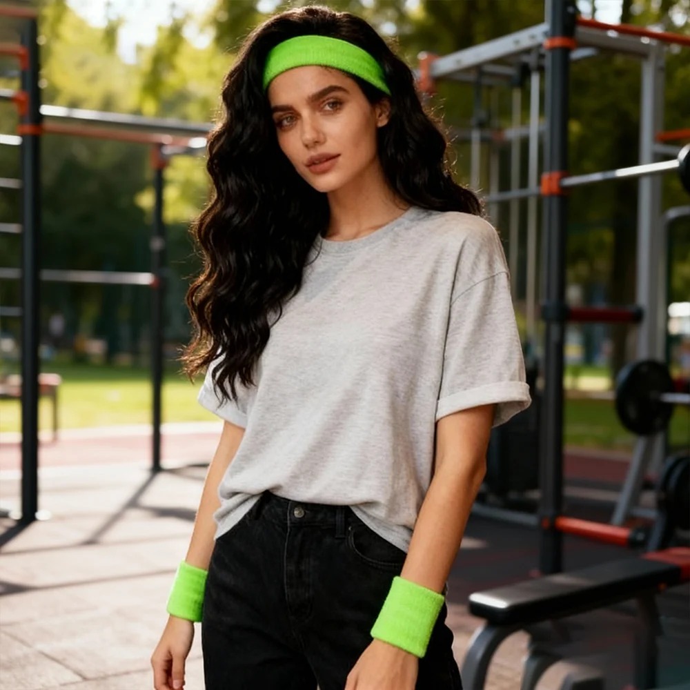 สายรัดข้อมือเทอร์รี่หลากสี – ส - Sweat Band Wrist บทวิจารณ์และราคา