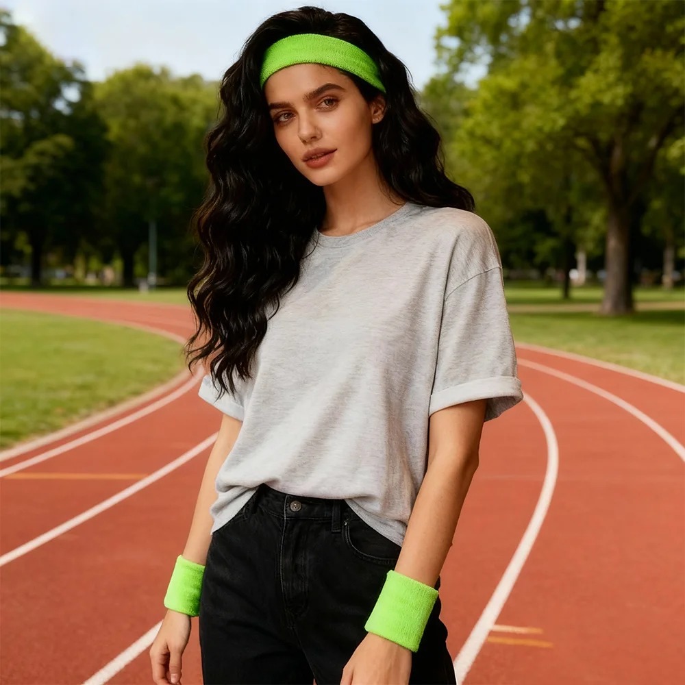 สายรัดข้อมือเทอร์รี่หลากสี – ส - Sweat Band Wrist บทวิจารณ์และราคา