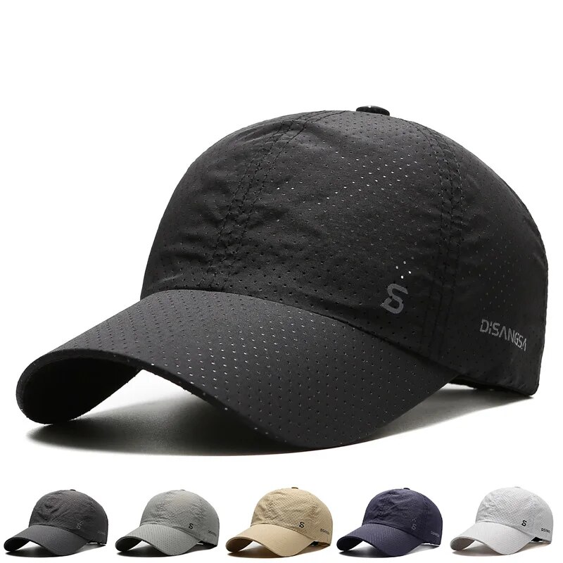 2 ชิ้น หมวกวิ่งแบบ unisex แห้ง - Running Cap Mesh บทวิจารณ์และราคา