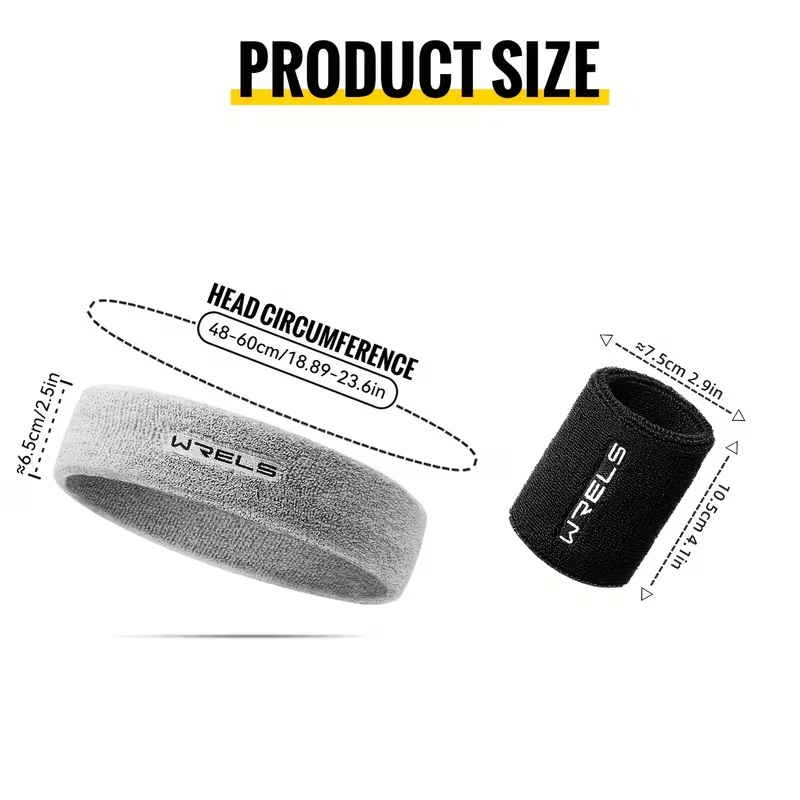 WRELS 1 ชุดสายรัดข้อมือสำหรับเ - Sweat Band Wrist บทวิจารณ์และราคา