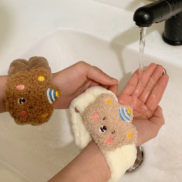 สายรัดข้อมือการ์ตูนหมีสำหรับล้ - Sweat Band Wrist บทวิจารณ์และราคา