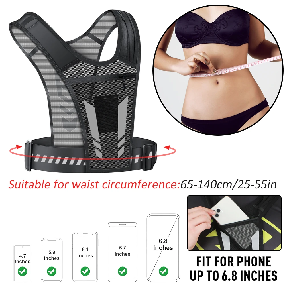 เสื้อกั๊กสะท้อนแสงสำหรับวิ่งพร - Running Gear For Your Phone บทวิจารณ์และราคา